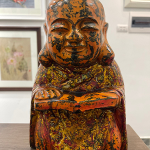 Hành Thiền IV - Tượng Sơn Mài Nghệ Thuật bởi Họa Sĩ Nguyễn Tấn Phát