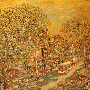 LENG KENG V - Tranh sơn mài nghệ thuật của hoạ sĩ Nguyễn Hồng Giang