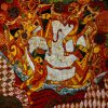 Múa Vui - Tranh Sơn Mài Đẹp Của Họa Sĩ Ngô Bá Công