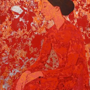 Tương Tư II - Tranh Sơn Mài Nghệ Thuật Của Họa Sĩ Hoàng Hoàn