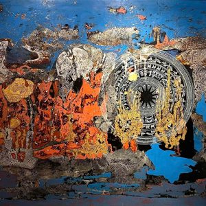 Vinh Quy - Tranh Sơn Mài của Họa Sĩ Nguyễn Văn Nghĩa