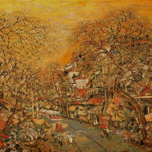Leng Keng - Tranh Sơn Mài Đẹp Của Hoạ Sĩ Nguyễn Hồng Giang