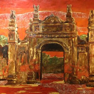 Lối Xưa - Tranh Sơn Mài Nghệ Thuật của Họa Sĩ Nguyễn Minh Hải