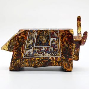 Ngọc Tỷ Ngưu II - Tượng Sơn Mài Cao Cấp Của Họa Sĩ Nguyễn Tấn Phát