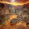 Suối Du Già - Tranh Sơn Mài của Họa Sĩ Trịnh Quế Anh